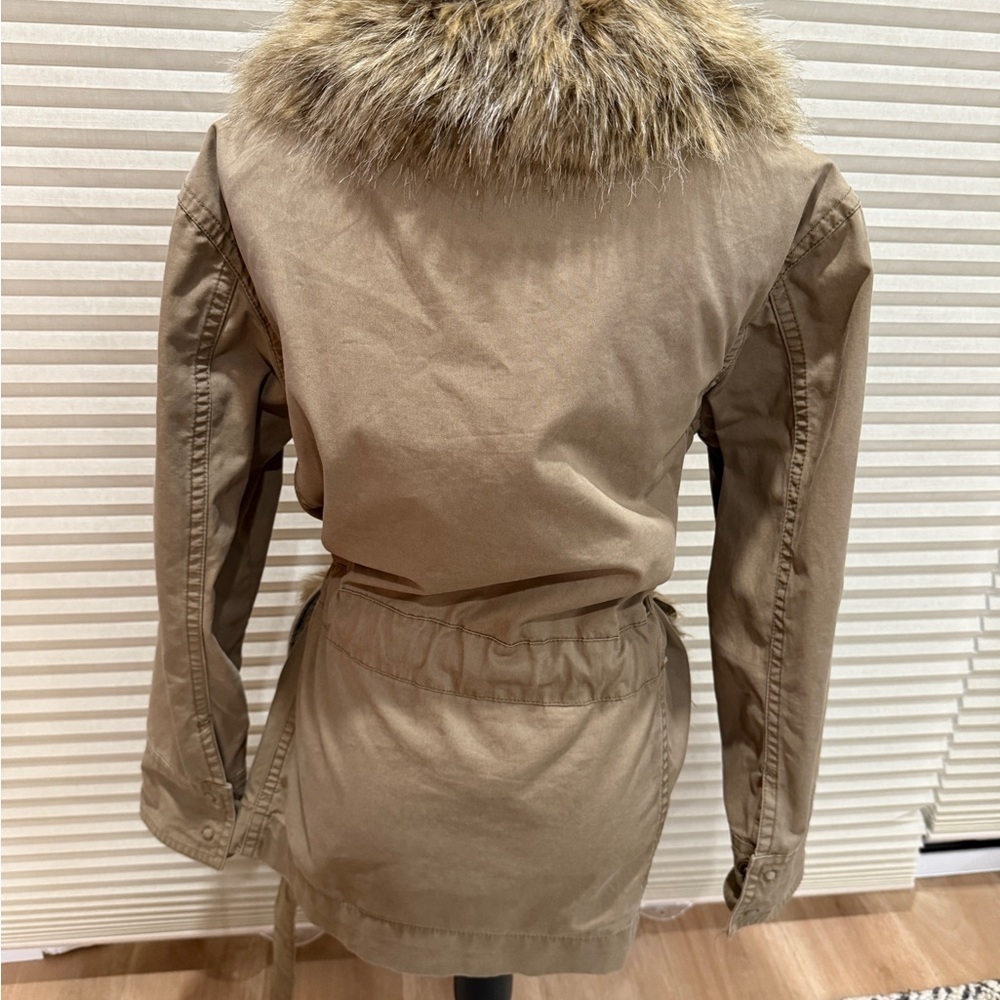 Anthropology Fur-Trimmed Field Parka Jacket - Picture 8 of 12